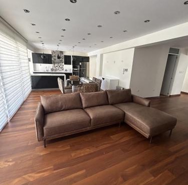 Luxury apartment with park views