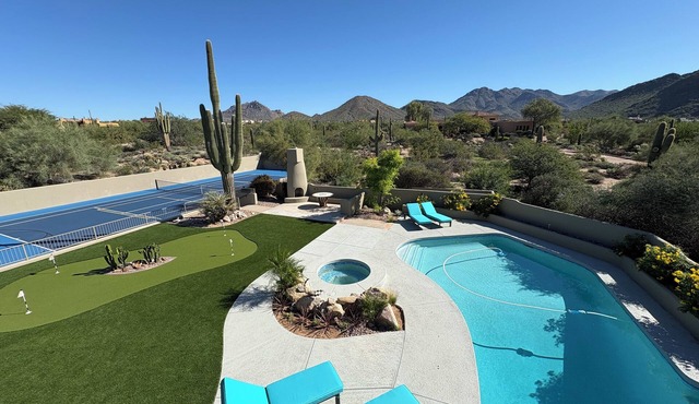 Luxury N Scottsdale Retreat; Pool, Spa, Pickleball/Tennis, Mtn Views; New 2026