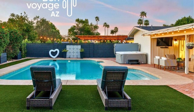 Luxury Scottsdale Home | Heated Pool & Hot Tub Retreat