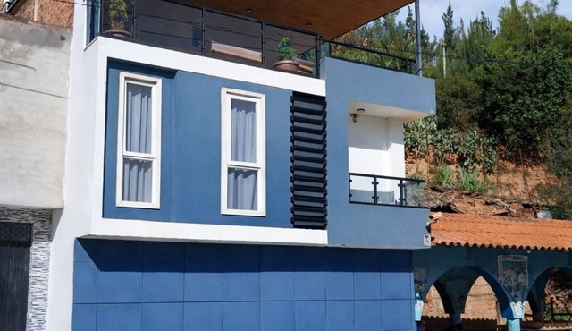 Modern apartment with terrace near the river lagoon.