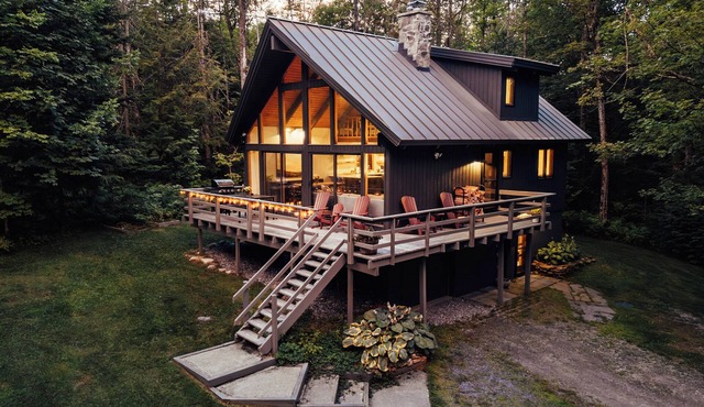 Modern cabin oasis close to Stratton, Okemo, Bromley and Magic
