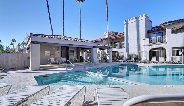 Modern Spring Oasis North Scottsdale Pools Parking Tennis AC BBQs