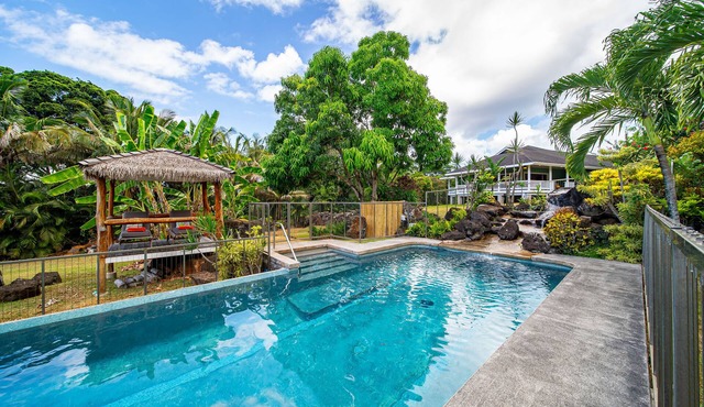 North Shore Tropical Hale by Gather | Spacious w/Private Pool & Tropical Ga