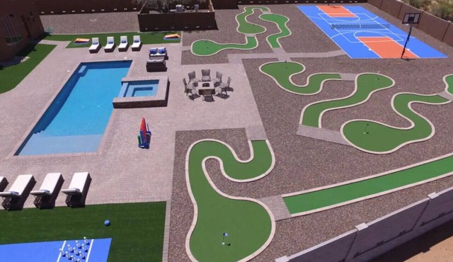 One Of A Kind Scottsdale Estate w/Basketball Court and Pickleball.