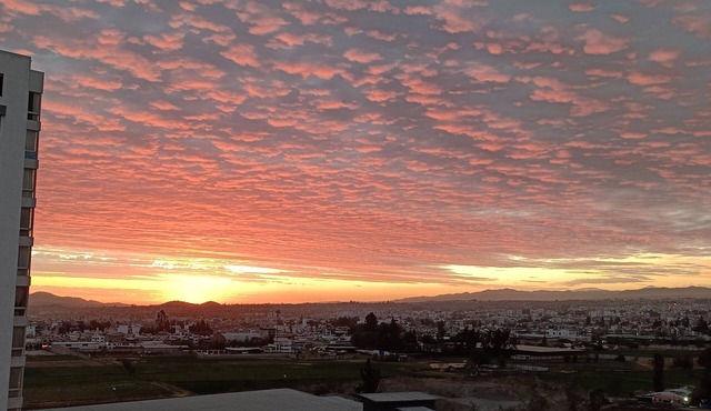 In apartment with beautiful views