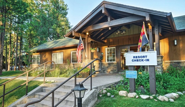 Pinetop | Couples Mountain Getaway | Pool + Hot Tub