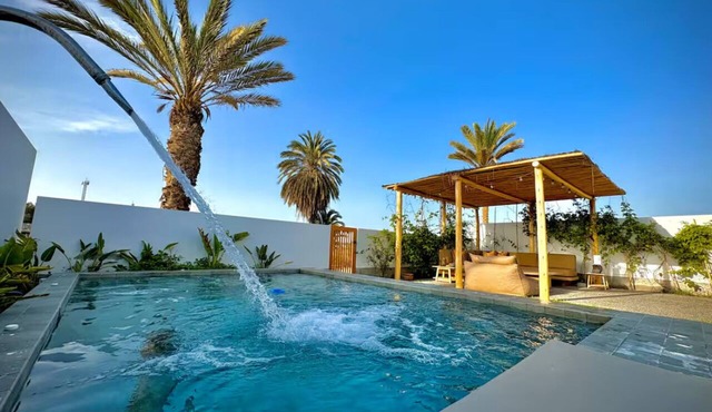 Relax in the pool-spa, BBQ terrace and A/C Paracas