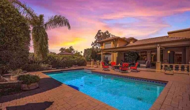 Scottsdale estate with heated pool and hot tub