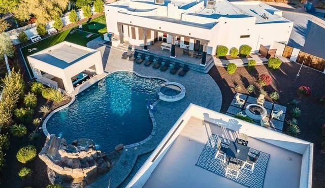 Scottsdale Luxury Villa Pool, Hot Tub, & Games