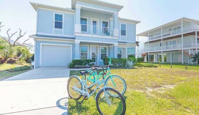 Spacious 5BR Beach Home w/Spa & Covered Patios