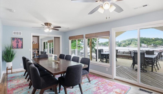 Spacious Lakefront Home w/Private Dock, Decks, Game Room & Firepits at the 12mm