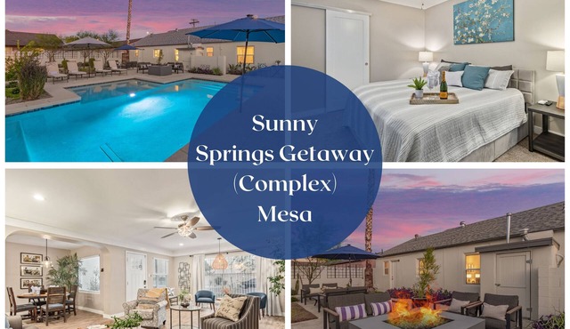 Spectacular Modern Oasis! Massive Heated Pool! Separate Casita!