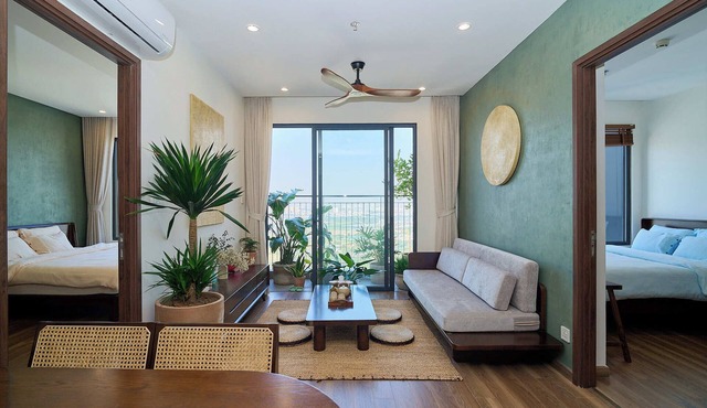 Stylish Japandi 2BR Apartment in Ocean Park, Hanoi