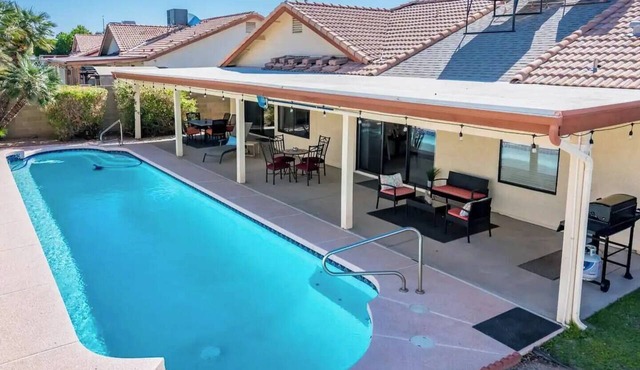 Sunny Oasis 4BR Pool Home with Game Room
