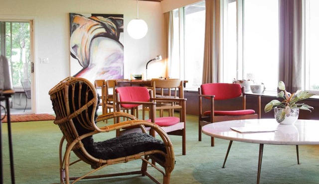The Yellow Door | Mid-Century Lake Haven | Wayzata