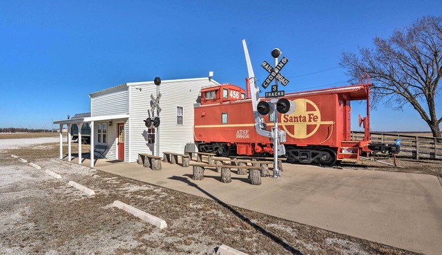 Unique Joplin Gem: Converted Train Car Studio