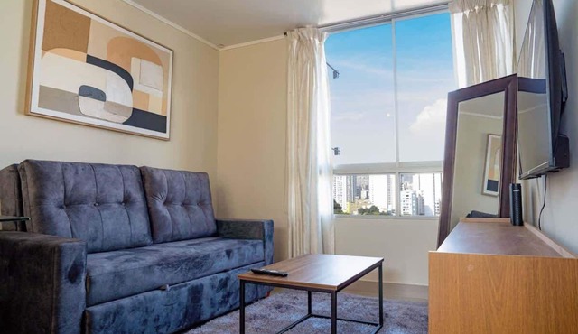 Urbano Plus 1504 · Bello 2BR para 8 | Vista Circuito Magico + Piscina