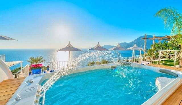 Villa Atena: A charming two-story villa which faces the sun and the sea, with Free WI-FI.