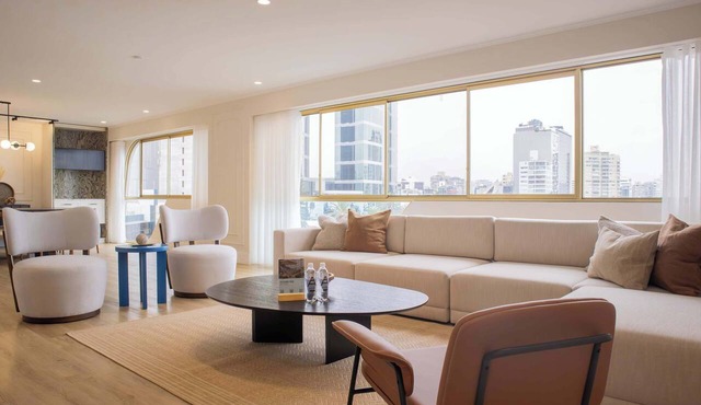 w* | Luxury Seaview 3BR near Larcomar Miraflores