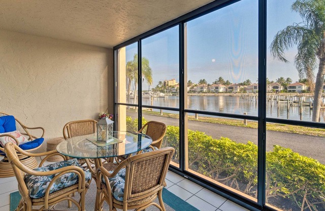 Quiet First-Floor Condo w/ Marina View & Pool