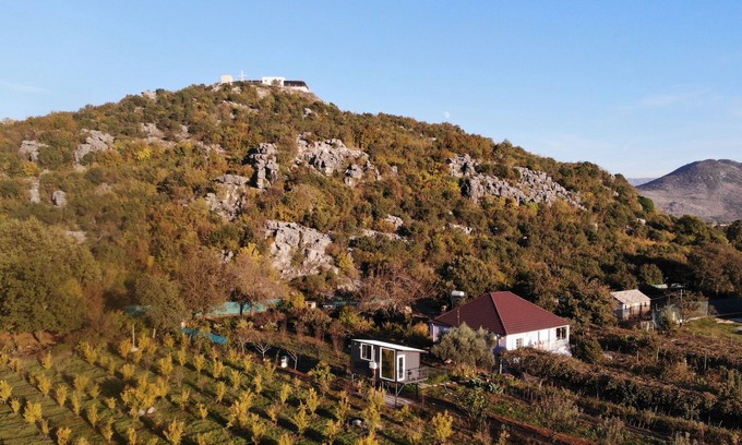 Shkoder County Apartment | Orchard Guard Tower offers guests all the luxuries of home with mountain views