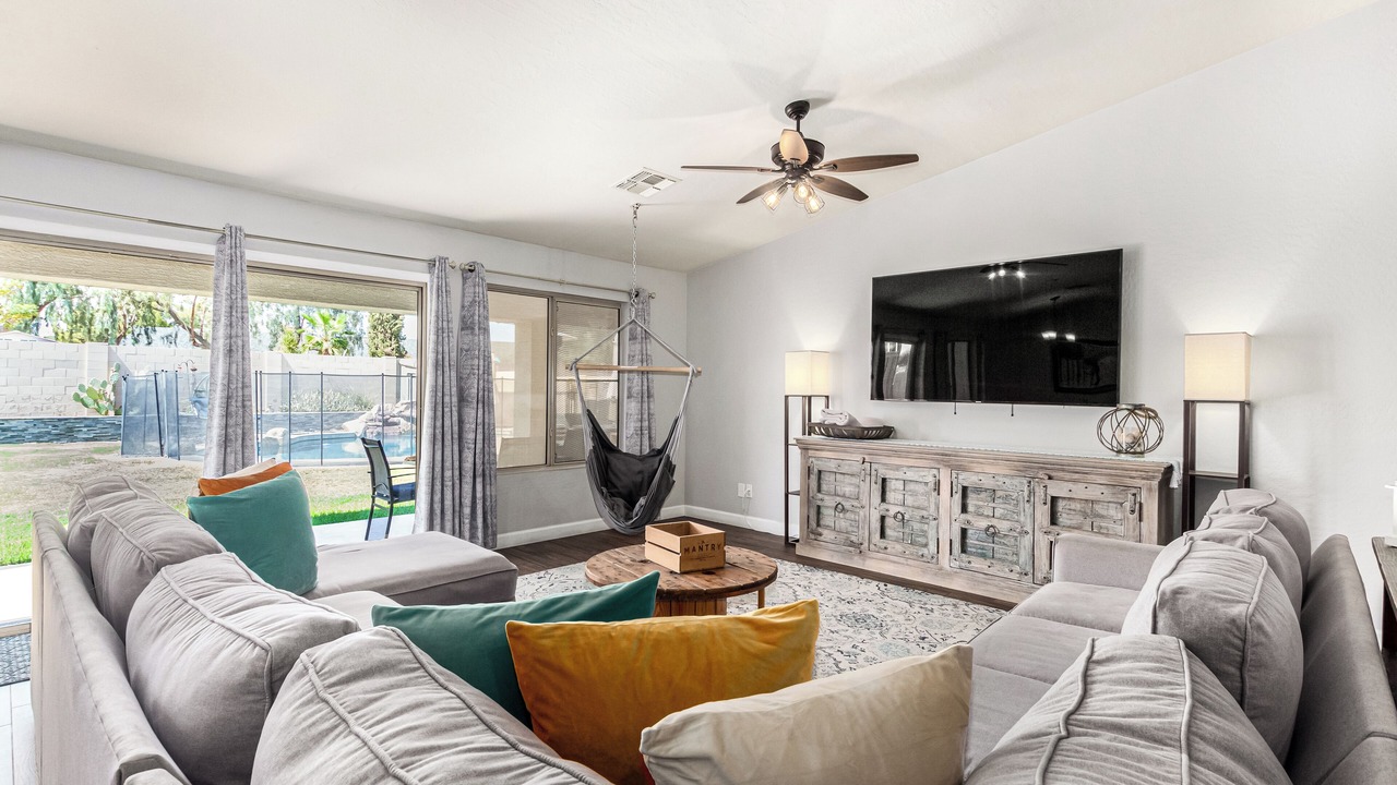 Photo of Livingroom in Desert Sunset
