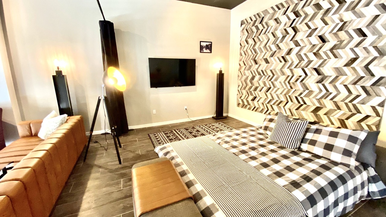 Photo of Bedroom in Brown and Stetson Business