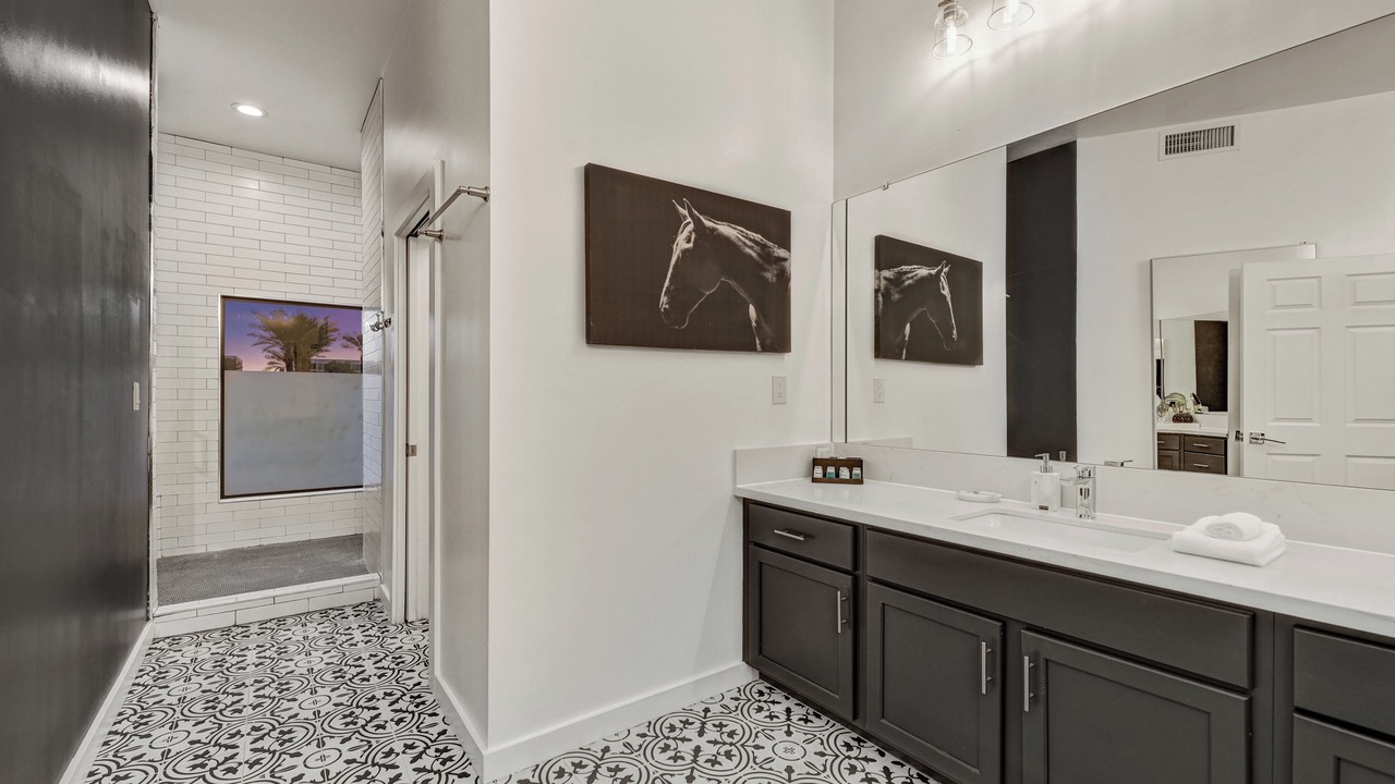 Photo of Bathroom in Brown and Stetson Business