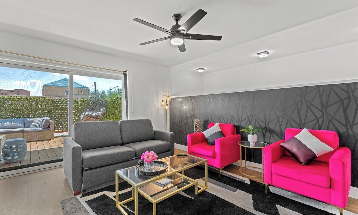 Photo of Bedroom in Brown and Stetson Business