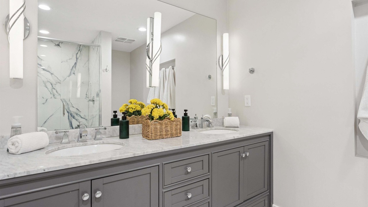 Photo of Bathroom in Brown and Stetson Business