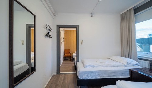 Basic Quadruple Room, Shared Bathroom