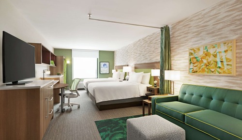 Studio, 2 Queen Beds, Accessible, Bathtub