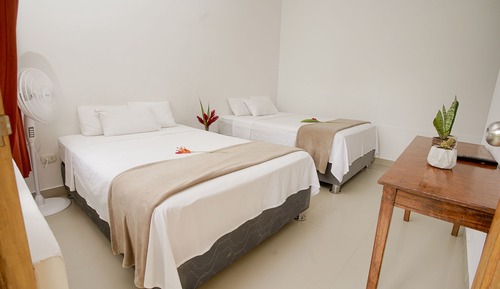 Classic Double Room, 2 Double Beds, Non Smoking, Garden View
