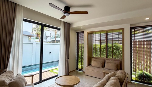 Deluxe Villa, Balcony, Pool View