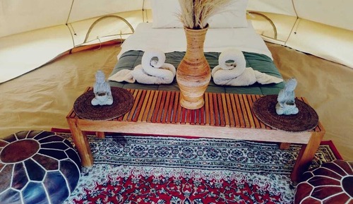 Classic Double Room, Patio, Desert View