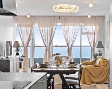 Two-Bedroom Apartment with Balcony and Sea View