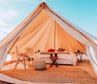 King Tent with shared Bathroom