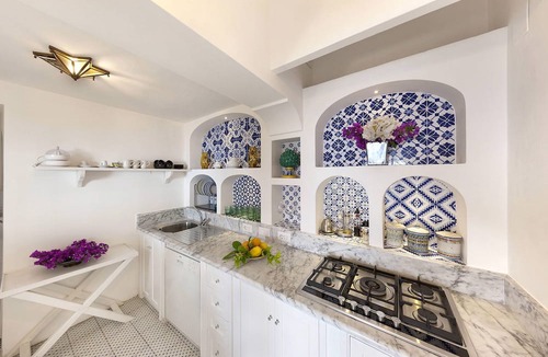Positano City Centre House | My Rental Homes - Monsour immersed into a wide private garden terrace, sea view